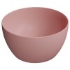 GSI Pura kulaté umyvadlo na desku 42 cm bez otvoru pro baterii bez přepadu keramické blush mat růžová 885224