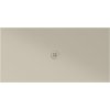 GSI Extra Flat obdélníková sprchová vanička 160 x 80 x 2 cm keramika creta mat béžová 46160808