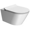 GSI Kube X závěsná wc mísa 36 x 55 cm GeniusFlush keramika bílá dual-mat 941309