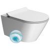 GSI Kube X závěsná wc mísa 36 x 55 cm GeniusFlush keramika bílá dual-mat 941309