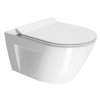 GSI Norm závěsná wc mísa 36 x 55 cm GeniusFlush keramika bílá ExtraGlaze 862111