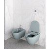 GSI Pura bidet závěsný 55 x 36 cm keramika ghiaccio mat modrá 8865115
