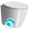 GSI Modo wc mísa stojící 37 x 52 cm Swirlflush spodní zadní odpad mat bílá 981009