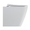 GSI Nubes wc mísa stojící 35 x 52 cm Swirlflush spodní/zadní odpad bílá mat 961009