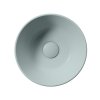 GSI Kube X kulaté umývátko na desku 32 cm keramické ghiaccio mat modrá 943515