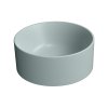GSI Kube X kulaté umývátko na desku 32 cm keramické ghiaccio mat modrá 943515
