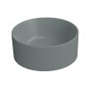 GSI Kube X kulaté umývátko na desku 32 cm keramické agave mat zelená 943504