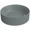 GSI Kube X kulaté umývátko na desku 45 cm keramické agave mat zelená 942704