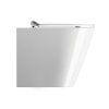GSI Kube X wc mísa stojící 36 x 55 cm Swirlflush spodní/zadní odpad keramika bílá ExtraGlaze 941011
