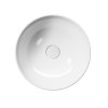 GSI Pura kulaté umyvadlo na desku 40 cm bez otvoru pro baterii bez přepadu keramické bílá ExtraGlaze 884611