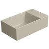 GSI Kube X umyvadlo 40 x 23 cm bez otvoru pro baterii bez přepadu keramické creta mat béžová 9484008