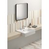 GSI Kube X polozápustné umyvadlo 55 x 47 cm 3 otvory pro baterii s přepadem keramické bílá ExtraGlaze 9434311