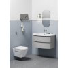 GSI Norm oblé umyvadlo 80 x 50 cm bez otvoru pro baterii s přepadem keramické bílá ExtraGlaze 8644011