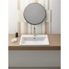 GSI Kube X obdélníkové umyvadlo zápustné 58 x 40 cm s otvorem pro baterii s přepadem keramické bílá ExtraGlaze 9433111