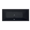 Polysan Mimoa obdélníková vana 170 x 80 x 39 cm akrylát černá mat 71713.21