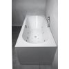 Polysan VIVA B hydromasážní vana 185 x 80 x 47 cm Highline Hydro-Air akrylát chrom bílá 71968.6010