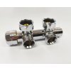 TRV 343TA připojovací šroubení s integrovaným termostatickým ventilem DN20 EK rohové chrom 343TA020