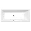 Polysan CLEO hydromasážní vana 180 x 80 x 48 cm Active Hydro akrylát chrom bílá 95611.1010