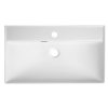 Aqualine Parla umyvadlo obdélníkové 65 x 38 cm s otvorem pro baterii s přepadem karamické bílá 9965