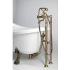 Polysan RETRO vana volně stojící 168 x 76,2 x 70 cm nohy bronz litý mramor bílá 43358