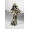 Polysan RETRO vana volně stojící 157 x 76,5 x 73 cm nohy bronz litý mramor bílá 43228