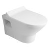 Bruckner Imogen závěsná wc mísa 36 x 50 cm Rimless keramika bílá 201.508.0