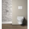 Bruckner Imogen závěsná wc mísa 36 x 50 cm Rimless keramika bílá 201.508.0