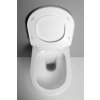 Bruckner Imogen závěsná wc mísa 36 x 50 cm Rimless keramika bílá 201.508.0