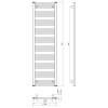 Bruckner Albrecht otopné těleso 600 x 1570 mm černá mat 600.218.6