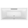 Polysan CASCATA hydromasážní vana 185 x 85 x 45 cm kaskáda nerez Highline Hydro chrom akrylát chrom 73836.100.5010