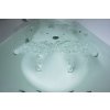 Polysan CASCATA hydromasážní vana 185 x 85 x 45 cm kaskáda nerez Attraction Hydro-Air akrylát bílá 73836.100.4010