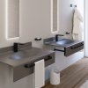Gedy OUTLINE držák ručníků 55 cm mosaz černá mat 32215514