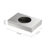 Gedy zásobník hygienických sáčků 13,4 x 26 x 9 cm nerez mat 233038