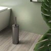 Gedy FLIP WC štětka na postavení gun metal šedá 523381