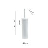 Gedy FLIP WC štětka závěsná systém Lift&Clean bílá mat 52330322